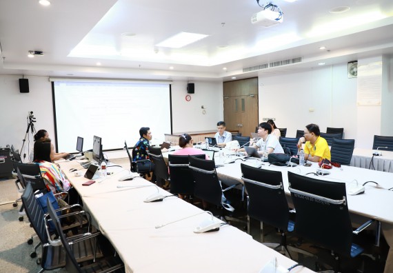 ภาพกิจกรรม  คณะวิทยาศาสตร์และเทคโนโลยี จัดกิจกรรมอบรมเชิงปฏิบัติการ เรื่อง การเขียนรายงานการประเมินตนเอง ระดับหลักสูตร ประจำปีการศึกษา 2565 ตามเกณฑ์ AUN-QA