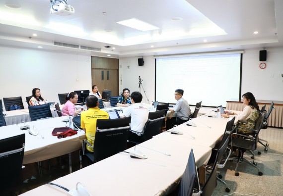 ภาพกิจกรรม  คณะวิทยาศาสตร์และเทคโนโลยี จัดกิจกรรมอบรมเชิงปฏิบัติการ เรื่อง การเขียนรายงานการประเมินตนเอง ระดับหลักสูตร ประจำปีการศึกษา 2565 ตามเกณฑ์ AUN-QA