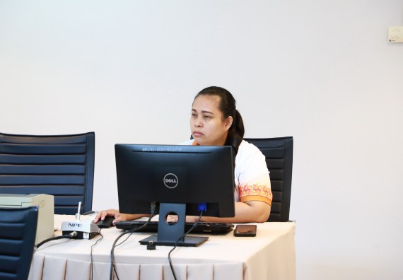 ภาพกิจกรรม  คณะวิทยาศาสตร์และเทคโนโลยี จัดกิจกรรมอบรมเชิงปฏิบัติการ เรื่อง การเขียนรายงานการประเมินตนเอง ระดับหลักสูตร ประจำปีการศึกษา 2565 ตามเกณฑ์ AUN-QA