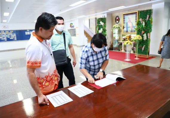 ภาพกิจกรรม  คณะวิทยาศาสตร์และเทคโนโลยี จัดประชุมพิจารณาการลงนามต่อบันทึกข้อตกลงความร่วมมือทางวิชาการ กับโรงเรียนมัธยมศึกษาในจังหวัดกำแพงเพชร