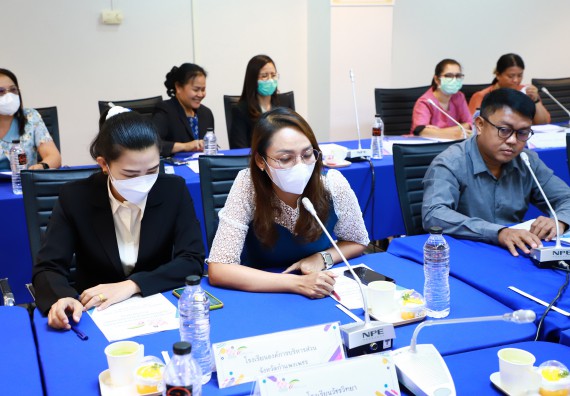 ภาพกิจกรรม  คณะวิทยาศาสตร์และเทคโนโลยี จัดประชุมพิจารณาการลงนามต่อบันทึกข้อตกลงความร่วมมือทางวิชาการ กับโรงเรียนมัธยมศึกษาในจังหวัดกำแพงเพชร