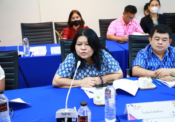 ภาพกิจกรรม  คณะวิทยาศาสตร์และเทคโนโลยี จัดประชุมพิจารณาการลงนามต่อบันทึกข้อตกลงความร่วมมือทางวิชาการ กับโรงเรียนมัธยมศึกษาในจังหวัดกำแพงเพชร