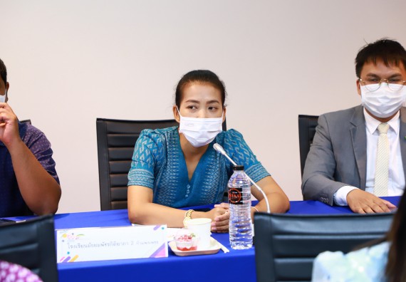 ภาพกิจกรรม  คณะวิทยาศาสตร์และเทคโนโลยี จัดประชุมพิจารณาการลงนามต่อบันทึกข้อตกลงความร่วมมือทางวิชาการ กับโรงเรียนมัธยมศึกษาในจังหวัดกำแพงเพชร