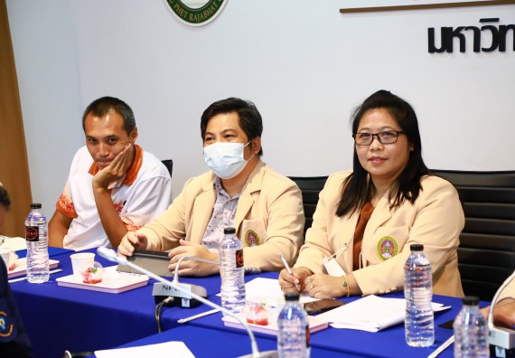 ภาพกิจกรรม  คณะวิทยาศาสตร์และเทคโนโลยี จัดประชุมพิจารณาการลงนามต่อบันทึกข้อตกลงความร่วมมือทางวิชาการ กับโรงเรียนมัธยมศึกษาในจังหวัดกำแพงเพชร