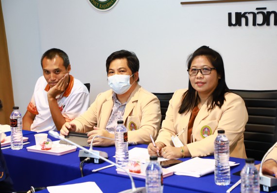 ภาพกิจกรรม  คณะวิทยาศาสตร์และเทคโนโลยี จัดประชุมพิจารณาการลงนามต่อบันทึกข้อตกลงความร่วมมือทางวิชาการ กับโรงเรียนมัธยมศึกษาในจังหวัดกำแพงเพชร