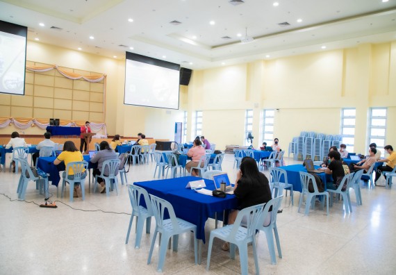 ภาพกิจกรรม  คณะวิทยาศาสตร์และเทคโนโลยี จัดโครงการกิจกรรมอบรมเชิงปฏิบัติการ เรื่อง การเขียนรายงานการประเมินตนเอง ระดับหลักสูตร ประจำปีการศึกษา 2565 ตามเกณฑ์ AUN-QA