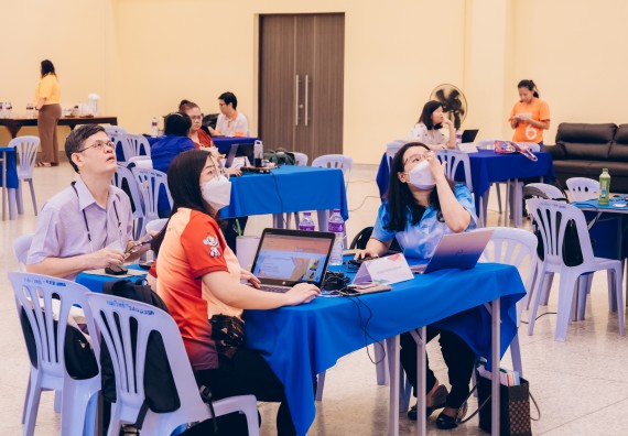 ภาพกิจกรรม  คณะวิทยาศาสตร์และเทคโนโลยี จัดโครงการกิจกรรมอบรมเชิงปฏิบัติการ เรื่อง การเขียนรายงานการประเมินตนเอง ระดับหลักสูตร ประจำปีการศึกษา 2565 ตามเกณฑ์ AUN-QA