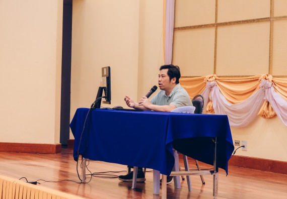 ภาพกิจกรรม  คณะวิทยาศาสตร์และเทคโนโลยี จัดโครงการกิจกรรมอบรมเชิงปฏิบัติการ เรื่อง การเขียนรายงานการประเมินตนเอง ระดับหลักสูตร ประจำปีการศึกษา 2565 ตามเกณฑ์ AUN-QA