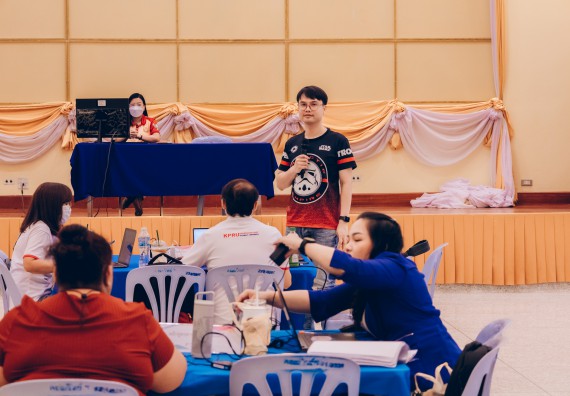 ภาพกิจกรรม  คณะวิทยาศาสตร์และเทคโนโลยี จัดโครงการกิจกรรมอบรมเชิงปฏิบัติการ เรื่อง การเขียนรายงานการประเมินตนเอง ระดับหลักสูตร ประจำปีการศึกษา 2565 ตามเกณฑ์ AUN-QA