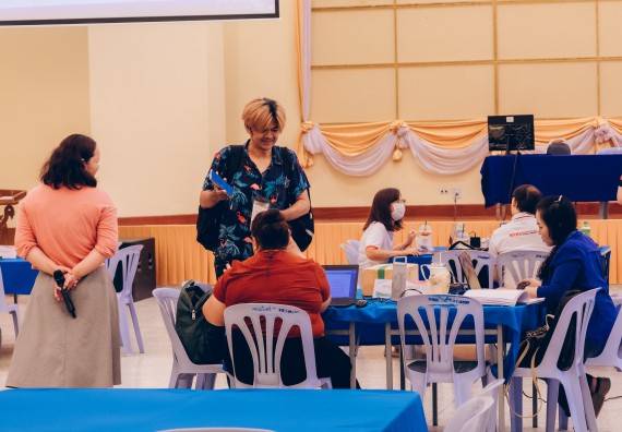 ภาพกิจกรรม  คณะวิทยาศาสตร์และเทคโนโลยี จัดโครงการกิจกรรมอบรมเชิงปฏิบัติการ เรื่อง การเขียนรายงานการประเมินตนเอง ระดับหลักสูตร ประจำปีการศึกษา 2565 ตามเกณฑ์ AUN-QA