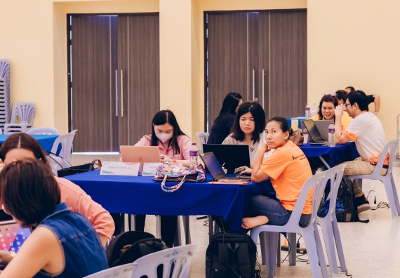 ภาพกิจกรรม  คณะวิทยาศาสตร์และเทคโนโลยี จัดโครงการกิจกรรมอบรมเชิงปฏิบัติการ เรื่อง การเขียนรายงานการประเมินตนเอง ระดับหลักสูตร ประจำปีการศึกษา 2565 ตามเกณฑ์ AUN-QA