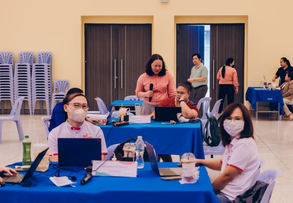 ภาพกิจกรรม  คณะวิทยาศาสตร์และเทคโนโลยี จัดโครงการกิจกรรมอบรมเชิงปฏิบัติการ เรื่อง การเขียนรายงานการประเมินตนเอง ระดับหลักสูตร ประจำปีการศึกษา 2565 ตามเกณฑ์ AUN-QA