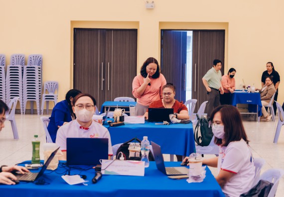 ภาพกิจกรรม  คณะวิทยาศาสตร์และเทคโนโลยี จัดโครงการกิจกรรมอบรมเชิงปฏิบัติการ เรื่อง การเขียนรายงานการประเมินตนเอง ระดับหลักสูตร ประจำปีการศึกษา 2565 ตามเกณฑ์ AUN-QA