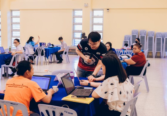 ภาพกิจกรรม  คณะวิทยาศาสตร์และเทคโนโลยี จัดโครงการกิจกรรมอบรมเชิงปฏิบัติการ เรื่อง การเขียนรายงานการประเมินตนเอง ระดับหลักสูตร ประจำปีการศึกษา 2565 ตามเกณฑ์ AUN-QA