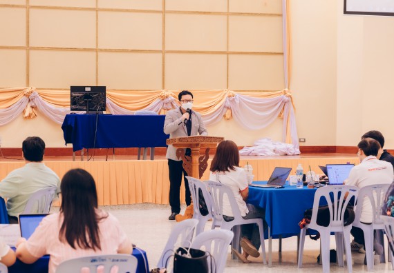 ภาพกิจกรรม  คณะวิทยาศาสตร์และเทคโนโลยี จัดโครงการกิจกรรมอบรมเชิงปฏิบัติการ เรื่อง การเขียนรายงานการประเมินตนเอง ระดับหลักสูตร ประจำปีการศึกษา 2565 ตามเกณฑ์ AUN-QA