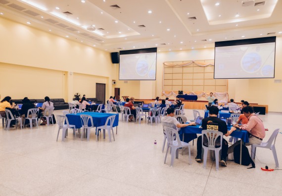 ภาพกิจกรรม  คณะวิทยาศาสตร์และเทคโนโลยี จัดโครงการกิจกรรมอบรมเชิงปฏิบัติการ เรื่อง การเขียนรายงานการประเมินตนเอง ระดับหลักสูตร ประจำปีการศึกษา 2565 ตามเกณฑ์ AUN-QA