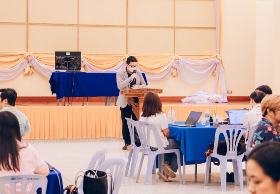 ภาพกิจกรรม  คณะวิทยาศาสตร์และเทคโนโลยี จัดโครงการกิจกรรมอบรมเชิงปฏิบัติการ เรื่อง การเขียนรายงานการประเมินตนเอง ระดับหลักสูตร ประจำปีการศึกษา 2565 ตามเกณฑ์ AUN-QA