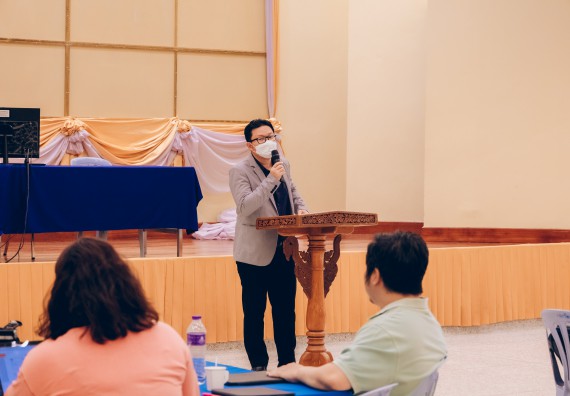 ภาพกิจกรรม  คณะวิทยาศาสตร์และเทคโนโลยี จัดโครงการกิจกรรมอบรมเชิงปฏิบัติการ เรื่อง การเขียนรายงานการประเมินตนเอง ระดับหลักสูตร ประจำปีการศึกษา 2565 ตามเกณฑ์ AUN-QA