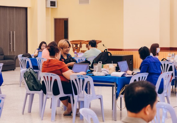 ภาพกิจกรรม  คณะวิทยาศาสตร์และเทคโนโลยี จัดโครงการกิจกรรมอบรมเชิงปฏิบัติการ เรื่อง การเขียนรายงานการประเมินตนเอง ระดับหลักสูตร ประจำปีการศึกษา 2565 ตามเกณฑ์ AUN-QA