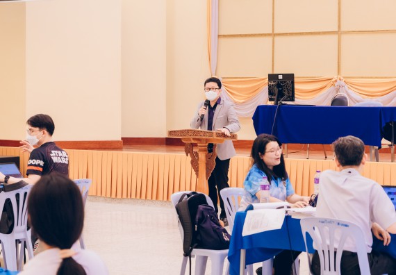 ภาพกิจกรรม  คณะวิทยาศาสตร์และเทคโนโลยี จัดโครงการกิจกรรมอบรมเชิงปฏิบัติการ เรื่อง การเขียนรายงานการประเมินตนเอง ระดับหลักสูตร ประจำปีการศึกษา 2565 ตามเกณฑ์ AUN-QA