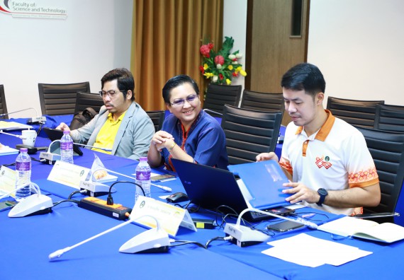 ภาพกิจกรรม  คณะวิทยาศาสตร์และเทคโนโลยี จัดประชุมคณะกรรมการประจำคณะวิทยาศาสตร์และเทคโนโลยี ครั้งที่ 1/2566