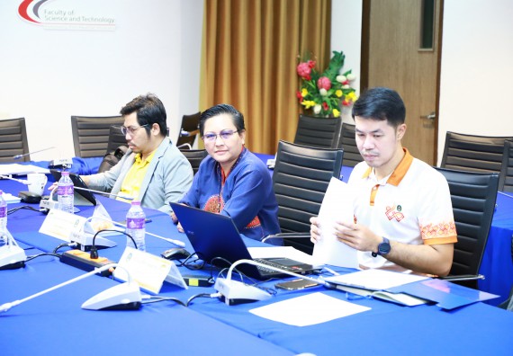 ภาพกิจกรรม  คณะวิทยาศาสตร์และเทคโนโลยี จัดประชุมคณะกรรมการประจำคณะวิทยาศาสตร์และเทคโนโลยี ครั้งที่ 1/2566
