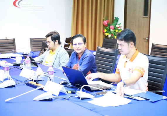 ภาพกิจกรรม  คณะวิทยาศาสตร์และเทคโนโลยี จัดประชุมคณะกรรมการประจำคณะวิทยาศาสตร์และเทคโนโลยี ครั้งที่ 1/2566