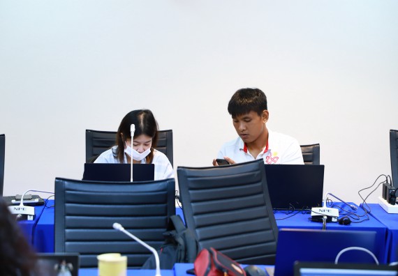 ภาพกิจกรรม   คณะวิทยาศาสตร์และเทคโนโลยี จัดอบรมเชิงปฏิบัติการ เรื่อง เทคนิคการออกแบบป้ายประชาสัมพันธ์ ให้กับอาจารย์และบุคลากรคณะวิทยาศาสตร์และเทคโนโลยี