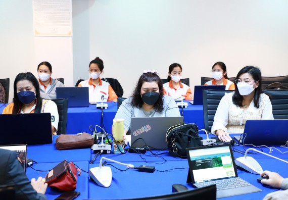 ภาพกิจกรรม   คณะวิทยาศาสตร์และเทคโนโลยี จัดอบรมเชิงปฏิบัติการ เรื่อง เทคนิคการออกแบบป้ายประชาสัมพันธ์ ให้กับอาจารย์และบุคลากรคณะวิทยาศาสตร์และเทคโนโลยี