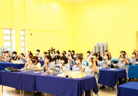 ภาพกิจกรรม  คณะวิทยาศาสตร์และเทคโนโลยี จัดกิจกรรมสร้างเสริมทักษะกระบวนการทางวิทยาศาสตร์สู่มาตรฐานสากล ให้กับนักเรียนระดับชั้นมัธยมศึกษาปีที่ 5 โรงเรียนตากพิทยาคม