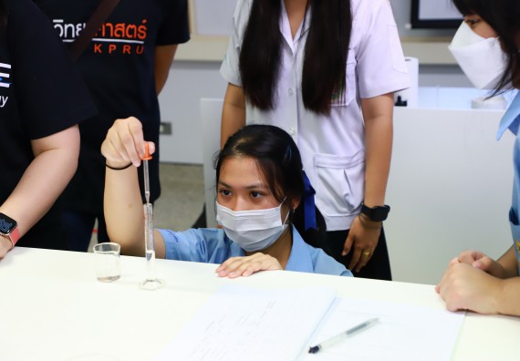 ภาพกิจกรรม  คณะวิทยาศาสตร์และเทคโนโลยี จัดกิจกรรมสร้างเสริมทักษะกระบวนการทางวิทยาศาสตร์สู่มาตรฐานสากล ให้กับนักเรียนระดับชั้นมัธยมศึกษาปีที่ 5 โรงเรียนตากพิทยาคม