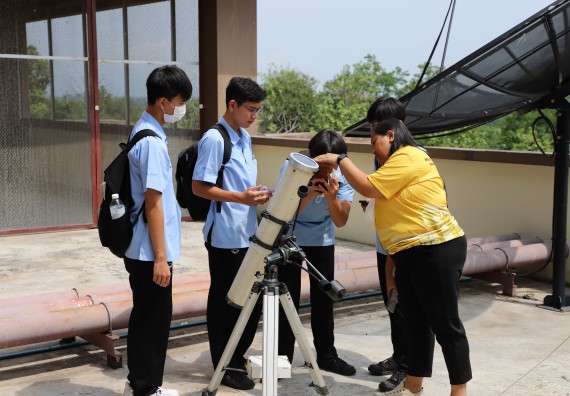 ภาพกิจกรรม  คณะวิทยาศาสตร์และเทคโนโลยี จัดกิจกรรมสร้างเสริมทักษะกระบวนการทางวิทยาศาสตร์สู่มาตรฐานสากล ให้กับนักเรียนระดับชั้นมัธยมศึกษาปีที่ 5 โรงเรียนตากพิทยาคม