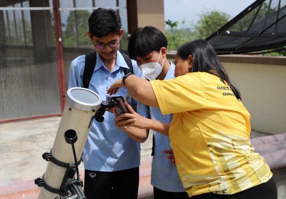 ภาพกิจกรรม  คณะวิทยาศาสตร์และเทคโนโลยี จัดกิจกรรมสร้างเสริมทักษะกระบวนการทางวิทยาศาสตร์สู่มาตรฐานสากล ให้กับนักเรียนระดับชั้นมัธยมศึกษาปีที่ 5 โรงเรียนตากพิทยาคม