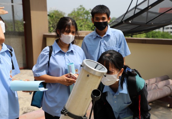 ภาพกิจกรรม  คณะวิทยาศาสตร์และเทคโนโลยี จัดกิจกรรมสร้างเสริมทักษะกระบวนการทางวิทยาศาสตร์สู่มาตรฐานสากล ให้กับนักเรียนระดับชั้นมัธยมศึกษาปีที่ 5 โรงเรียนตากพิทยาคม