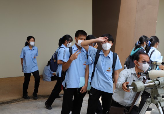 ภาพกิจกรรม  คณะวิทยาศาสตร์และเทคโนโลยี จัดกิจกรรมสร้างเสริมทักษะกระบวนการทางวิทยาศาสตร์สู่มาตรฐานสากล ให้กับนักเรียนระดับชั้นมัธยมศึกษาปีที่ 5 โรงเรียนตากพิทยาคม