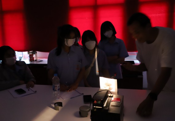 ภาพกิจกรรม  คณะวิทยาศาสตร์และเทคโนโลยี จัดกิจกรรมสร้างเสริมทักษะกระบวนการทางวิทยาศาสตร์สู่มาตรฐานสากล ให้กับนักเรียนระดับชั้นมัธยมศึกษาปีที่ 5 โรงเรียนตากพิทยาคม