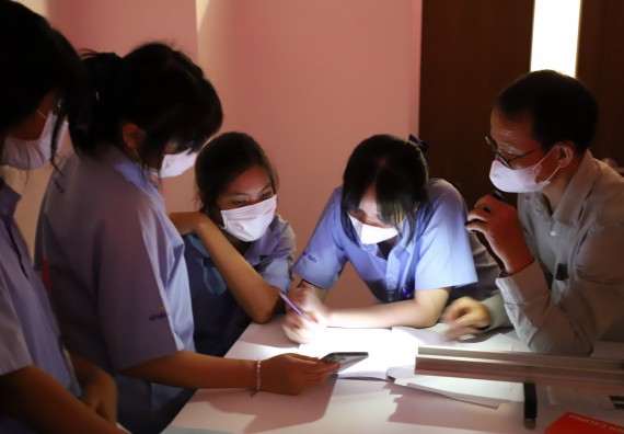 ภาพกิจกรรม  คณะวิทยาศาสตร์และเทคโนโลยี จัดกิจกรรมสร้างเสริมทักษะกระบวนการทางวิทยาศาสตร์สู่มาตรฐานสากล ให้กับนักเรียนระดับชั้นมัธยมศึกษาปีที่ 5 โรงเรียนตากพิทยาคม