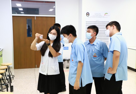 ภาพกิจกรรม  คณะวิทยาศาสตร์และเทคโนโลยี จัดกิจกรรมสร้างเสริมทักษะกระบวนการทางวิทยาศาสตร์สู่มาตรฐานสากล ให้กับนักเรียนระดับชั้นมัธยมศึกษาปีที่ 5 โรงเรียนตากพิทยาคม