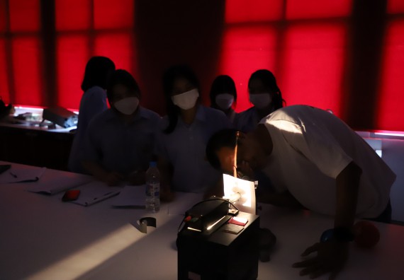 ภาพกิจกรรม  คณะวิทยาศาสตร์และเทคโนโลยี จัดกิจกรรมสร้างเสริมทักษะกระบวนการทางวิทยาศาสตร์สู่มาตรฐานสากล ให้กับนักเรียนระดับชั้นมัธยมศึกษาปีที่ 5 โรงเรียนตากพิทยาคม