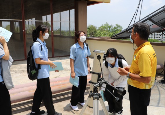 ภาพกิจกรรม  คณะวิทยาศาสตร์และเทคโนโลยี จัดกิจกรรมสร้างเสริมทักษะกระบวนการทางวิทยาศาสตร์สู่มาตรฐานสากล ให้กับนักเรียนระดับชั้นมัธยมศึกษาปีที่ 5 โรงเรียนตากพิทยาคม