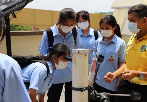 ภาพกิจกรรม  คณะวิทยาศาสตร์และเทคโนโลยี จัดกิจกรรมสร้างเสริมทักษะกระบวนการทางวิทยาศาสตร์สู่มาตรฐานสากล ให้กับนักเรียนระดับชั้นมัธยมศึกษาปีที่ 5 โรงเรียนตากพิทยาคม