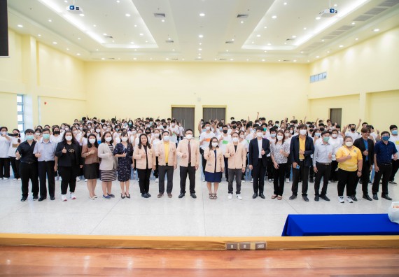 ภาพกิจกรรม  คณะวิทยาศาสตร์และเทคโนโลยี จัดกิจกรรมรักแรกผูกจิตนักศึกษาวิทยาศาสตร์และเทคโนโลยี ปฐมนิเทศนักศึกษาใหม่ คณะวิทยาศาสตร์และเทคโนโลยี ประจำปี 2566