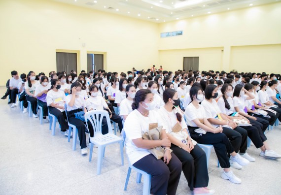 ภาพกิจกรรม  คณะวิทยาศาสตร์และเทคโนโลยี จัดกิจกรรมรักแรกผูกจิตนักศึกษาวิทยาศาสตร์และเทคโนโลยี ปฐมนิเทศนักศึกษาใหม่ คณะวิทยาศาสตร์และเทคโนโลยี ประจำปี 2566