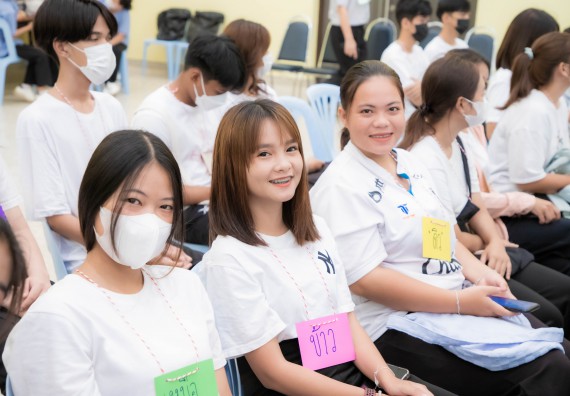 ภาพกิจกรรม  คณะวิทยาศาสตร์และเทคโนโลยี จัดกิจกรรมรักแรกผูกจิตนักศึกษาวิทยาศาสตร์และเทคโนโลยี ปฐมนิเทศนักศึกษาใหม่ คณะวิทยาศาสตร์และเทคโนโลยี ประจำปี 2566