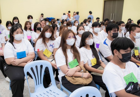 ภาพกิจกรรม  คณะวิทยาศาสตร์และเทคโนโลยี จัดกิจกรรมรักแรกผูกจิตนักศึกษาวิทยาศาสตร์และเทคโนโลยี ปฐมนิเทศนักศึกษาใหม่ คณะวิทยาศาสตร์และเทคโนโลยี ประจำปี 2566
