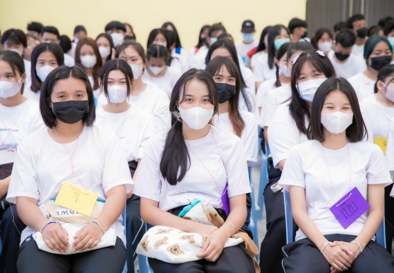 ภาพกิจกรรม  คณะวิทยาศาสตร์และเทคโนโลยี จัดกิจกรรมรักแรกผูกจิตนักศึกษาวิทยาศาสตร์และเทคโนโลยี ปฐมนิเทศนักศึกษาใหม่ คณะวิทยาศาสตร์และเทคโนโลยี ประจำปี 2566