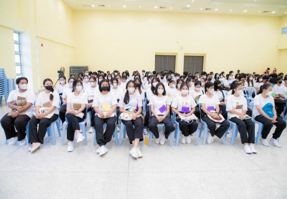 ภาพกิจกรรม  คณะวิทยาศาสตร์และเทคโนโลยี จัดกิจกรรมรักแรกผูกจิตนักศึกษาวิทยาศาสตร์และเทคโนโลยี ปฐมนิเทศนักศึกษาใหม่ คณะวิทยาศาสตร์และเทคโนโลยี ประจำปี 2566