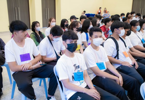 ภาพกิจกรรม  คณะวิทยาศาสตร์และเทคโนโลยี จัดกิจกรรมรักแรกผูกจิตนักศึกษาวิทยาศาสตร์และเทคโนโลยี ปฐมนิเทศนักศึกษาใหม่ คณะวิทยาศาสตร์และเทคโนโลยี ประจำปี 2566