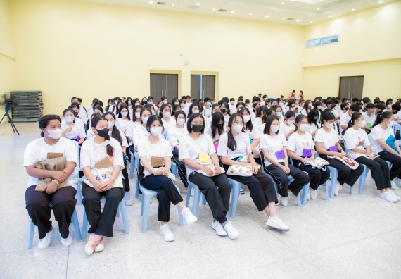 ภาพกิจกรรม  คณะวิทยาศาสตร์และเทคโนโลยี จัดกิจกรรมรักแรกผูกจิตนักศึกษาวิทยาศาสตร์และเทคโนโลยี ปฐมนิเทศนักศึกษาใหม่ คณะวิทยาศาสตร์และเทคโนโลยี ประจำปี 2566