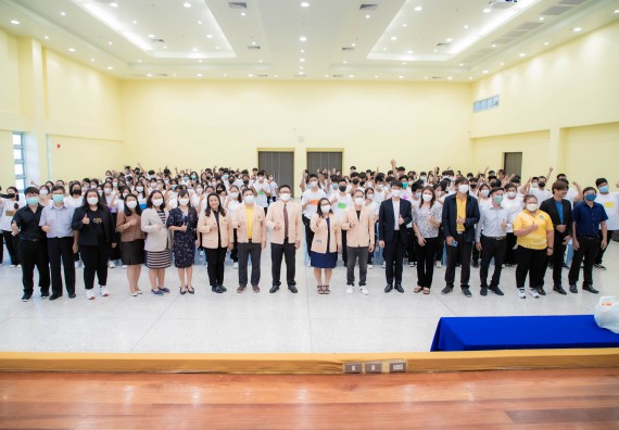 ภาพกิจกรรม  คณะวิทยาศาสตร์และเทคโนโลยี จัดกิจกรรมรักแรกผูกจิตนักศึกษาวิทยาศาสตร์และเทคโนโลยี ปฐมนิเทศนักศึกษาใหม่ คณะวิทยาศาสตร์และเทคโนโลยี ประจำปี 2566